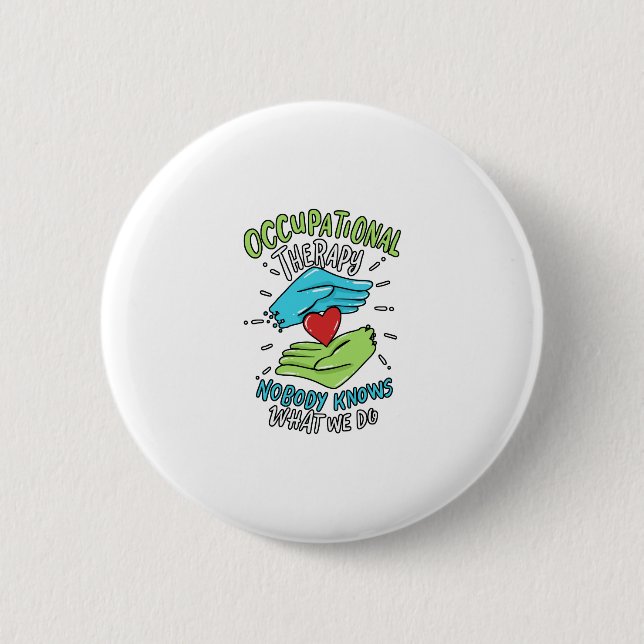 Krankenpflege für die Berufstherapie Button (Vorderseite)
