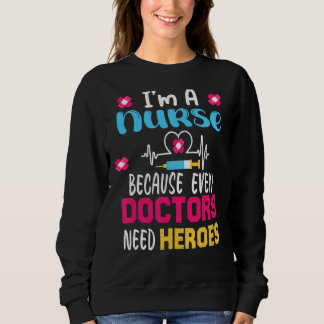 Krankenpflege für Frauen Mädchen Schüler ich kann Sweatshirt