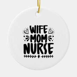 Krankenpflege Geschenke Ehefrau Mama Nurse Keramik Ornament
