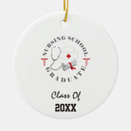 Krankenpflege Graduate Gear Keramikornament