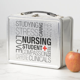 Krankenpflege-Handbuch Metall Lunch Box