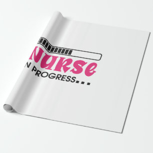 Krankenpflege in Arbeit Geschenkpapier