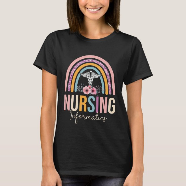 Krankenpflege Informatik T-Shirt (Vorderseite)