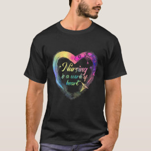Krankenpflege ist ein Werk von Heart RN ER Nurse W T-Shirt