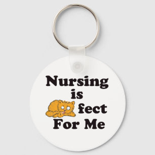 Krankenpflege ist Purrr-fect für mich Schlüsselanhänger