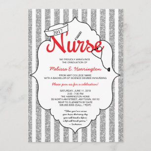 Krankenpflege, Krankenpfleger Party, RN Abschluss Einladung
