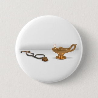 Krankenpflege-Lampe und Stethoskop Button
