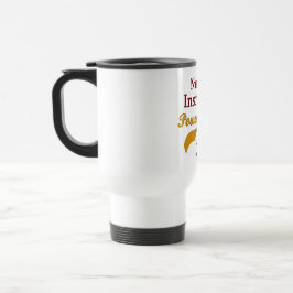 Krankenpflege-Lehrer angetrieben durch Kaffee Reisebecher