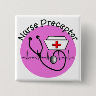 Krankenpflege-Lehrer-Knopf Button