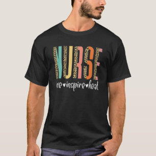 Krankenpflege-Liebe Inspiriere Heal Leopard Kranke T-Shirt