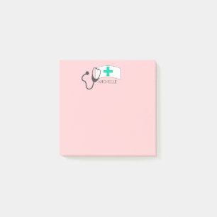 Krankenpflege Medizinisches Stethoskop Krankenpfle Post-it Klebezettel