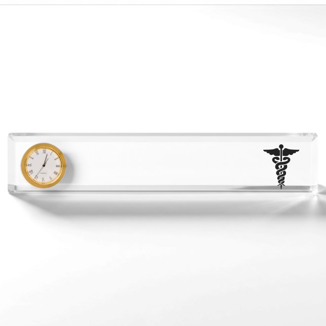 Krankenpflege Medizinisches Symbol Namensplakette (Vorderseite)