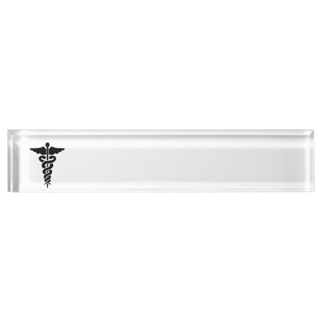 Krankenpflege Medizinisches Symbol Namensplakette (Vorderseite)