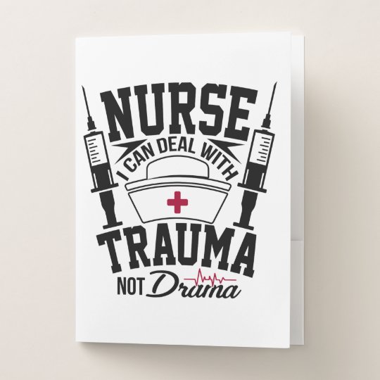 Krankenpflege mit Trauma statt Drama-Spaß Bewerbungsmappe