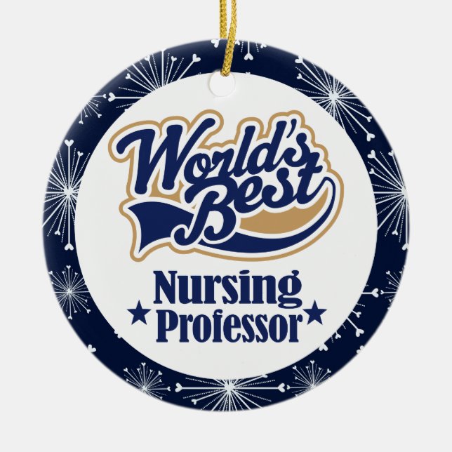 Krankenpflege-Professor Gift Ornament (Vorne)