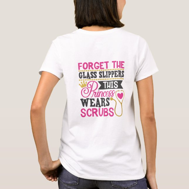 Krankenpflege-T-Shirt T-Shirt (Rückseite)