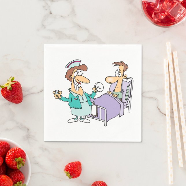 Krankenpflege und Patientenpapier Napkins Serviette (Von Creator hochgeladen)