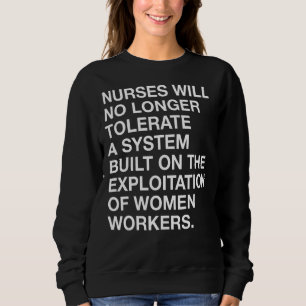 Krankenpflege von Millionen Krankenschwestern März Sweatshirt