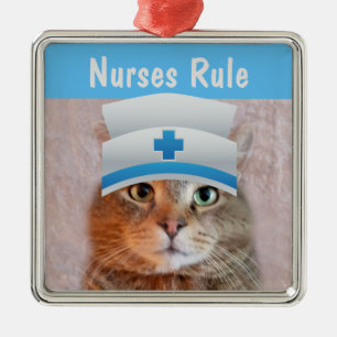 Krankenpflege Weihnachten Ornament Aus Metall