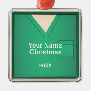 Krankenpflege Weihnachts-Prämie-Ornament 3 Silbernes Ornament