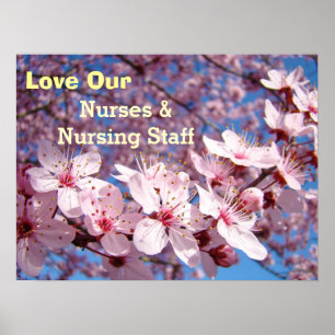 Krankenpflege-Woche Poster Kunst Lieben Sie unsere