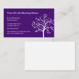 Krankenpflege Zuhause Moderne Business Card Visitenkarte