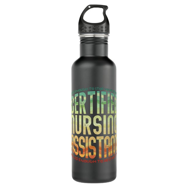 KrankenpflegeassistentInnen Krankenpflege C Edelstahlflasche (Vorderseite)