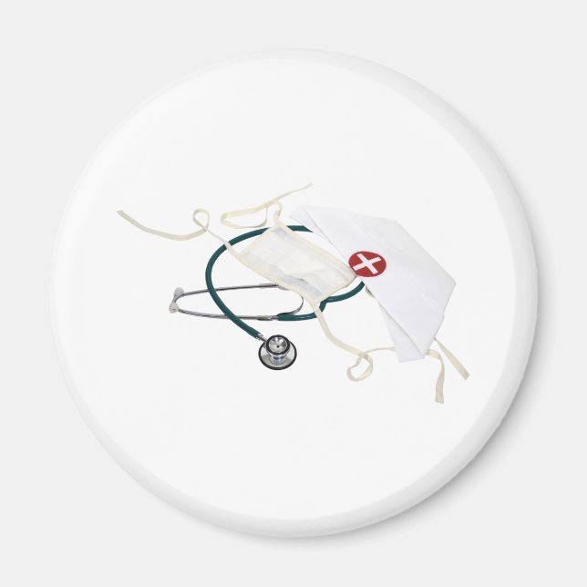 KrankenpflegeHatMask082309 Magnet (Vorne)