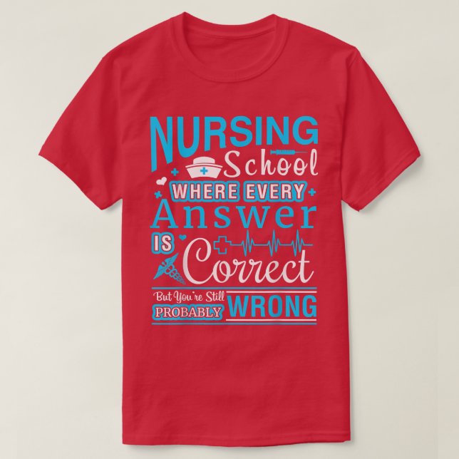 Krankenpflegehule , Geschenk an die lustige Kranke T-Shirt (Design vorne)