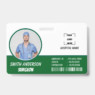 Krankenpflegepersonal Foto-ID-Ausweis Ausweis