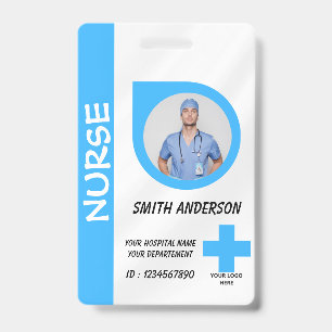 Krankenpflegepersonal Foto-ID-Ausweis Ausweis