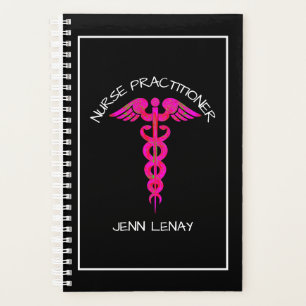 Krankenpfleger Black Pink Medical Personalisiert Planer