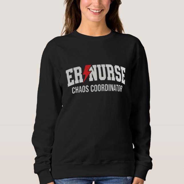 Krankenpfleger Chaos Koordinator Sweatshirt (Vorderseite)