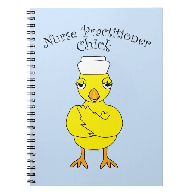Krankenpfleger Chick Notizblock (Vorderseite)