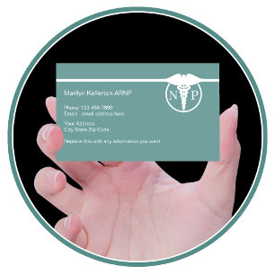 Krankenpfleger-Design Visitenkarte
