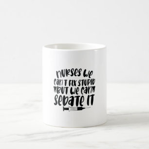 Krankenpfleger, die wir nicht reparieren können kaffeetasse