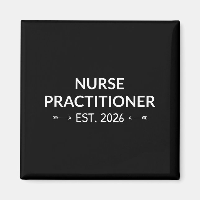 Krankenpfleger Est 2026 Future Np Schule Magnet (Vorne)