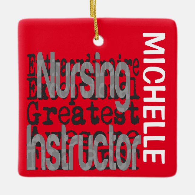 Krankenpfleger Extraordinaire CUSTOM Keramikornament (Vorderseite)