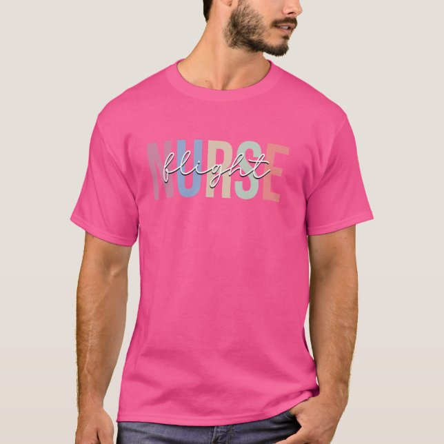 Krankenpfleger für den medizinischen Luftverkehr T-Shirt (Vorderseite)