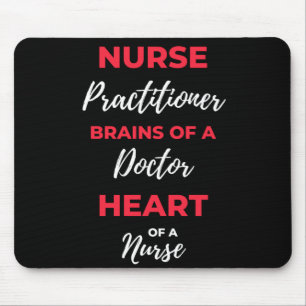 Krankenpfleger Gehirne eines Arzthelfs Herz Mousepad