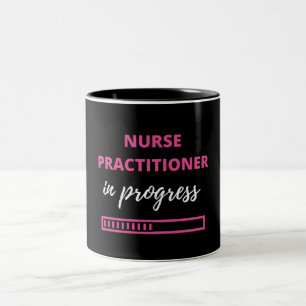 Krankenpfleger in Arbeit Zweifarbige Tasse