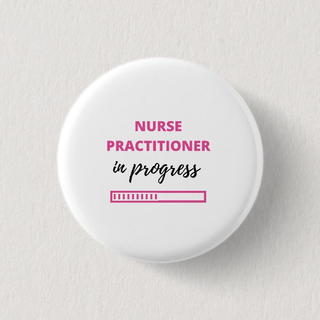 Krankenpfleger in Progress 2 Button (Vorderseite)
