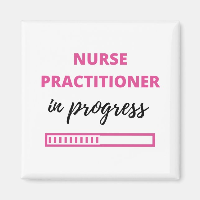Krankenpfleger in Progress 2 Magnet (Vorne)