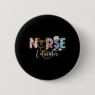 Krankenpfleger Kurlehrer Stethosco Button