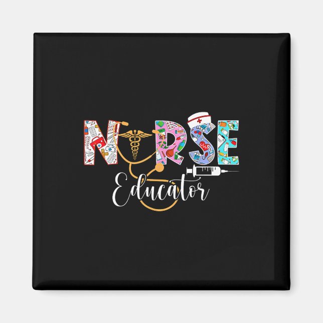Krankenpfleger Kurlehrer Stethosco Magnet (Vorne)