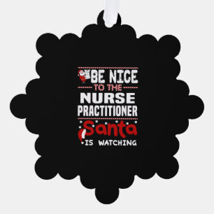 Krankenpfleger Ornament Karte