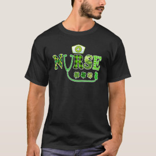 Krankenpfleger St Patrick S Day Pflege Niedlicher  T-Shirt