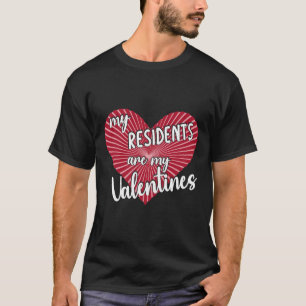 Krankenpfleger Valentine Meine Einwohner sind mein T-Shirt