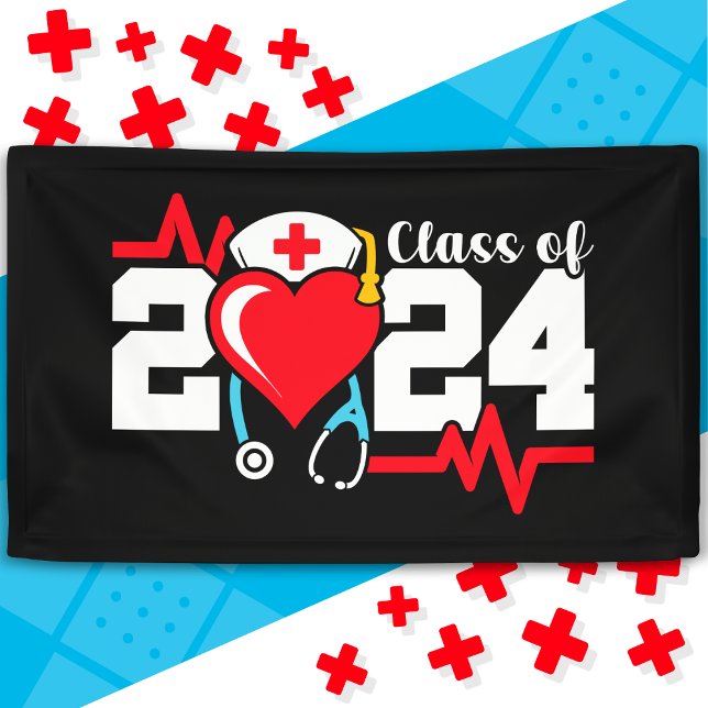 Krankenpflegerakademie 2024 Abschluss für Krankenp Banner (Von Creator hochgeladen)
