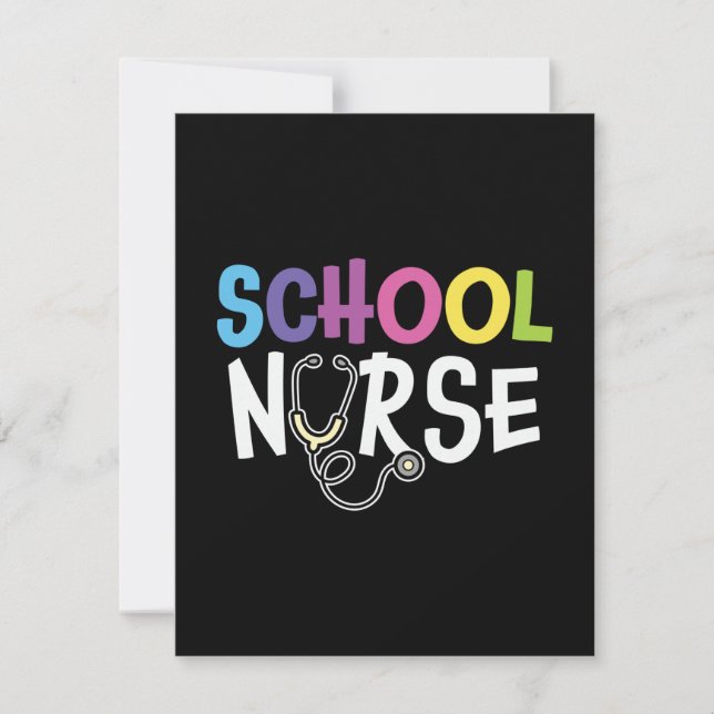 Krankenpflegerin Mitteilungskarte (Vorderseite)